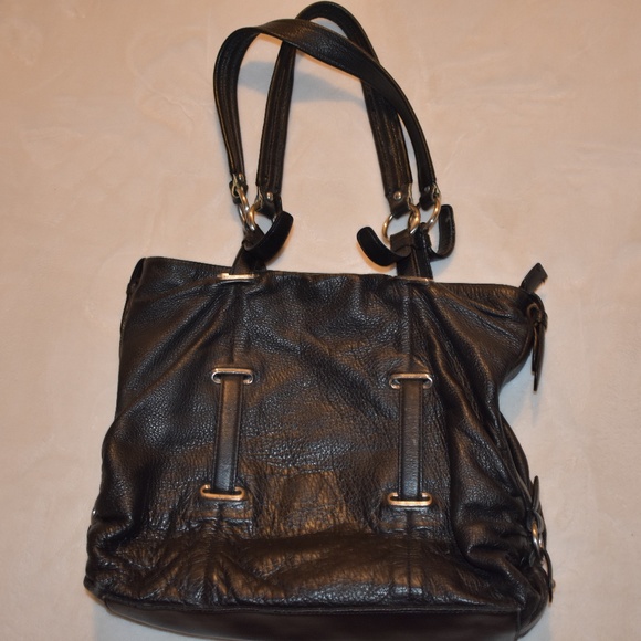 Banana Republic Handbags - Banana Republic Black Leather Purse